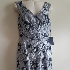 Adrianna Papell Sheath crepe cocktail dress Sz. 2